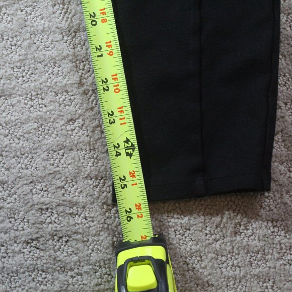 Grace Elements Size L Black Mid Rise Slim Leg Pull On Stretch Trousers - Picture 7 of 7